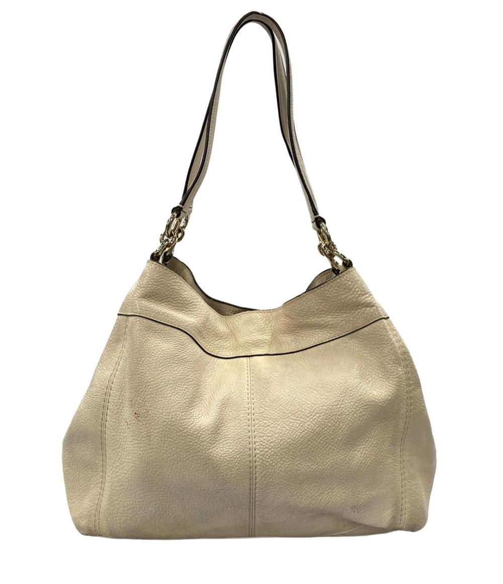 COACH コーチ アシュレイ 2way ショルダー バッグ 革 ブラウン 