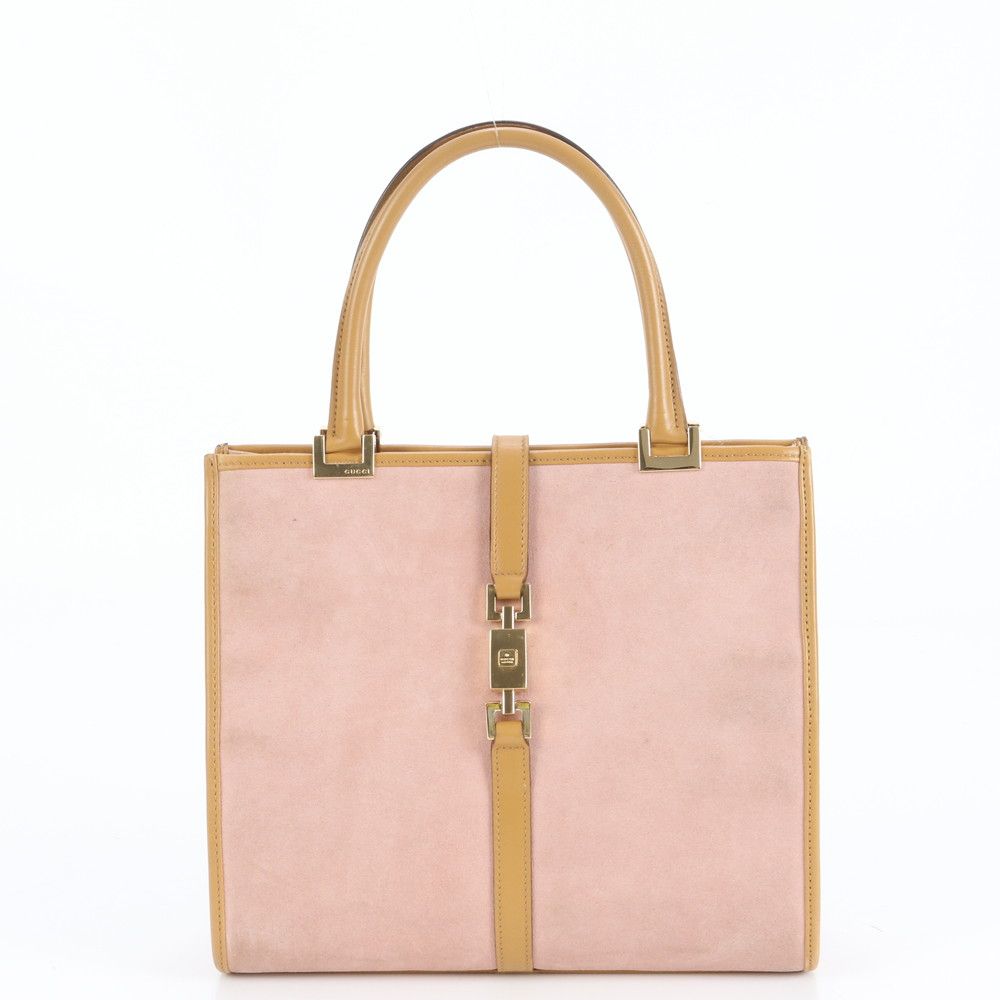 【美品✨】グッチ ジャッキー ハンドバッグ ピンク スエード レザー 極美品 グッチ ジャッキー レザー ハンドバッグ トート シルバー 金具