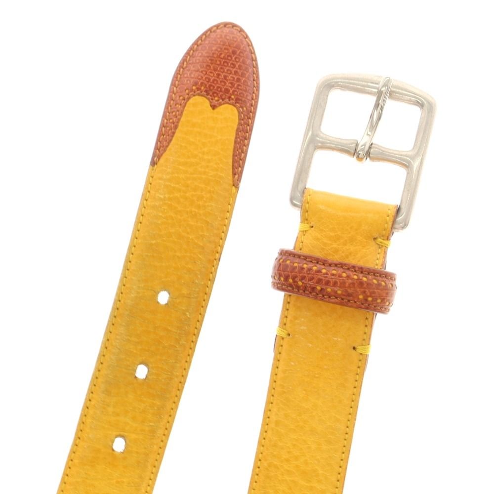 中古】アンドレアグレコ ANDREA GRECO ESTNATION別注 レザー ベルト