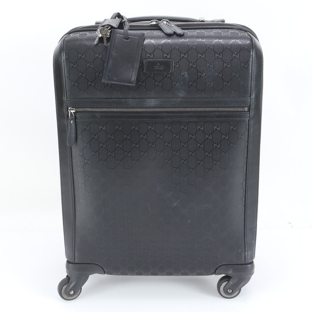【極美品 付属品完備】GUCCI GG インプリメ ビジネスバッグ キャリー 黒 極美品 付属品完備】GUCCI GG インプリメ ビジネスバッグ キャリー 黒