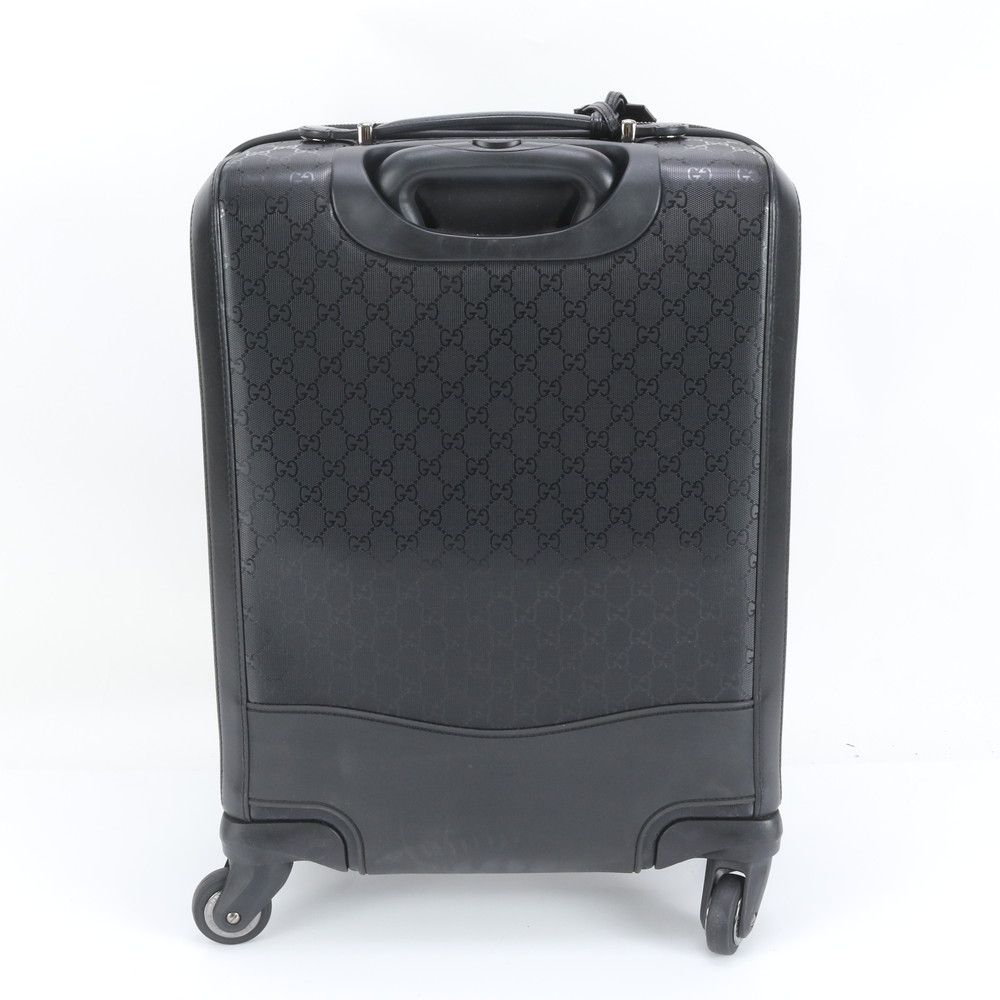 極美品 グッチ GG インプリメ トロリー 293909 レザー スーツケース