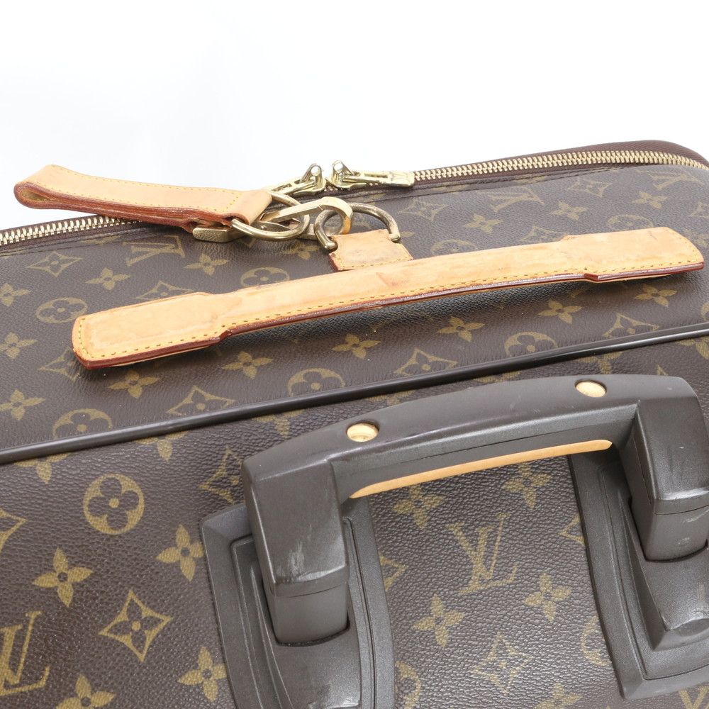 美品 ルイヴィトン モノグラム ペガス 65 M23295 レザー スーツケース
