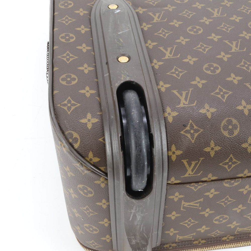 美品 ルイヴィトン モノグラム ペガス 65 M23295 レザー スーツケース