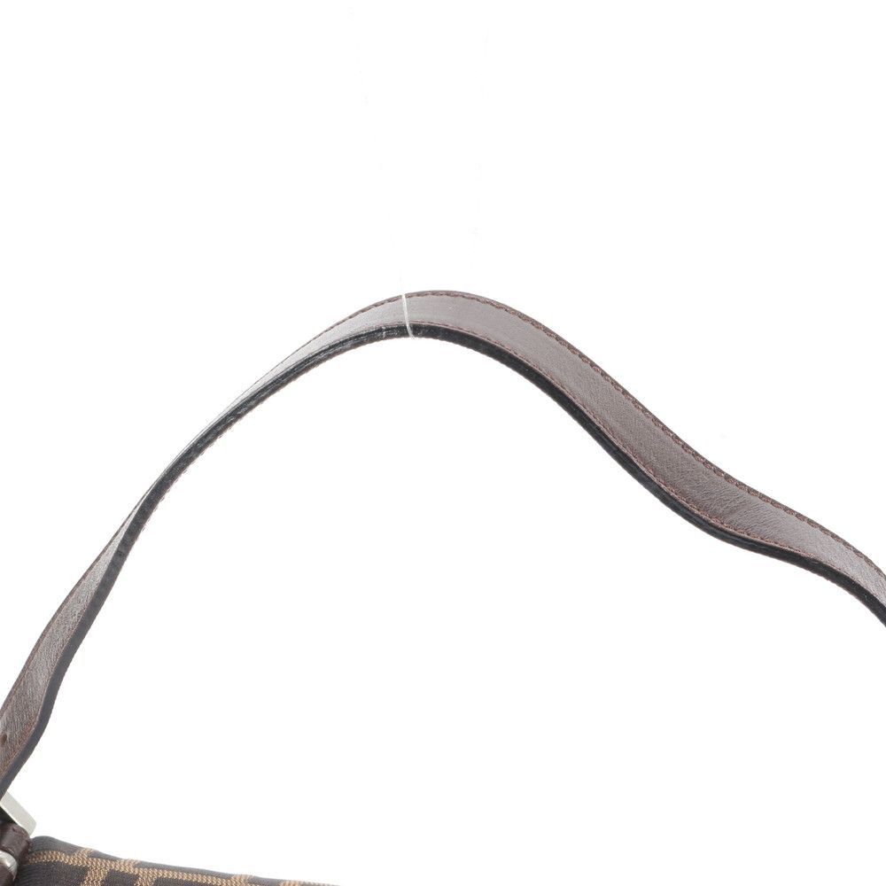 極美品 フェンディ ズッカ マンマ バゲット 26424 レザー ショルダー