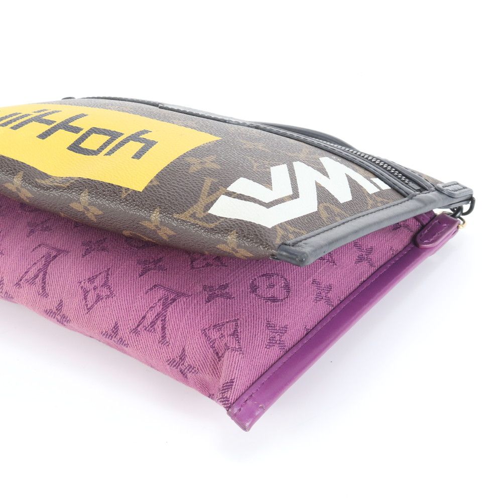 極美品 ルイヴィトン モノグラム フラット メッセンジャー M44641