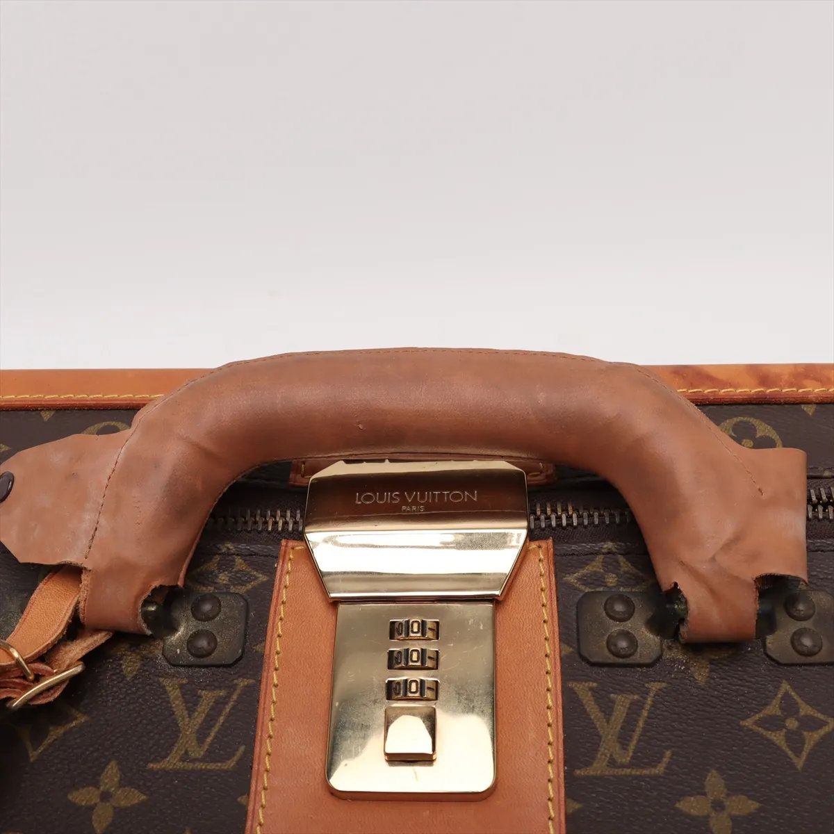 ルイヴィトン モノグラム ストラトス60 M23236 レザー トランク ハード