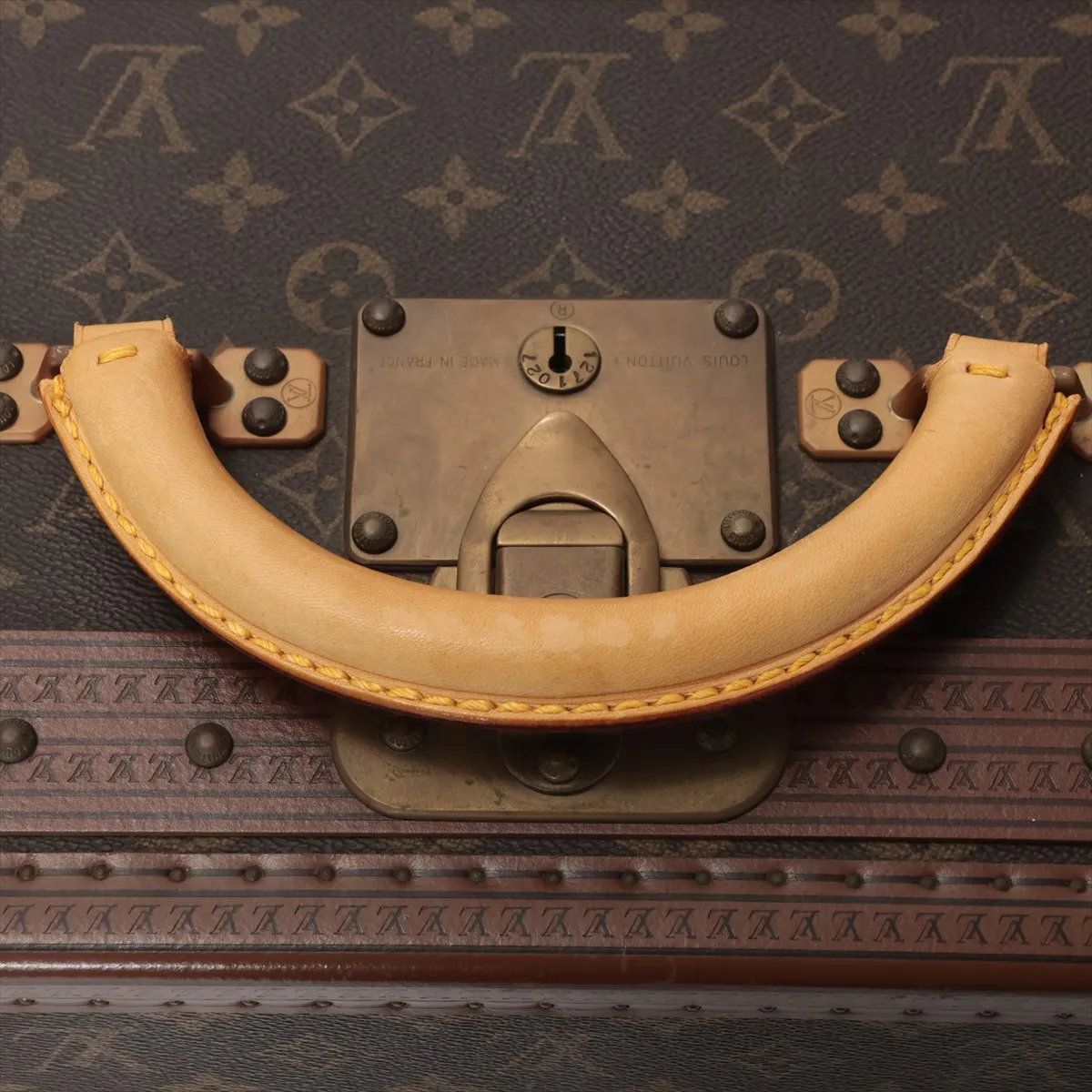 美品 ルイヴィトン モノグラム アルゼール75 M21225 トランク ハード