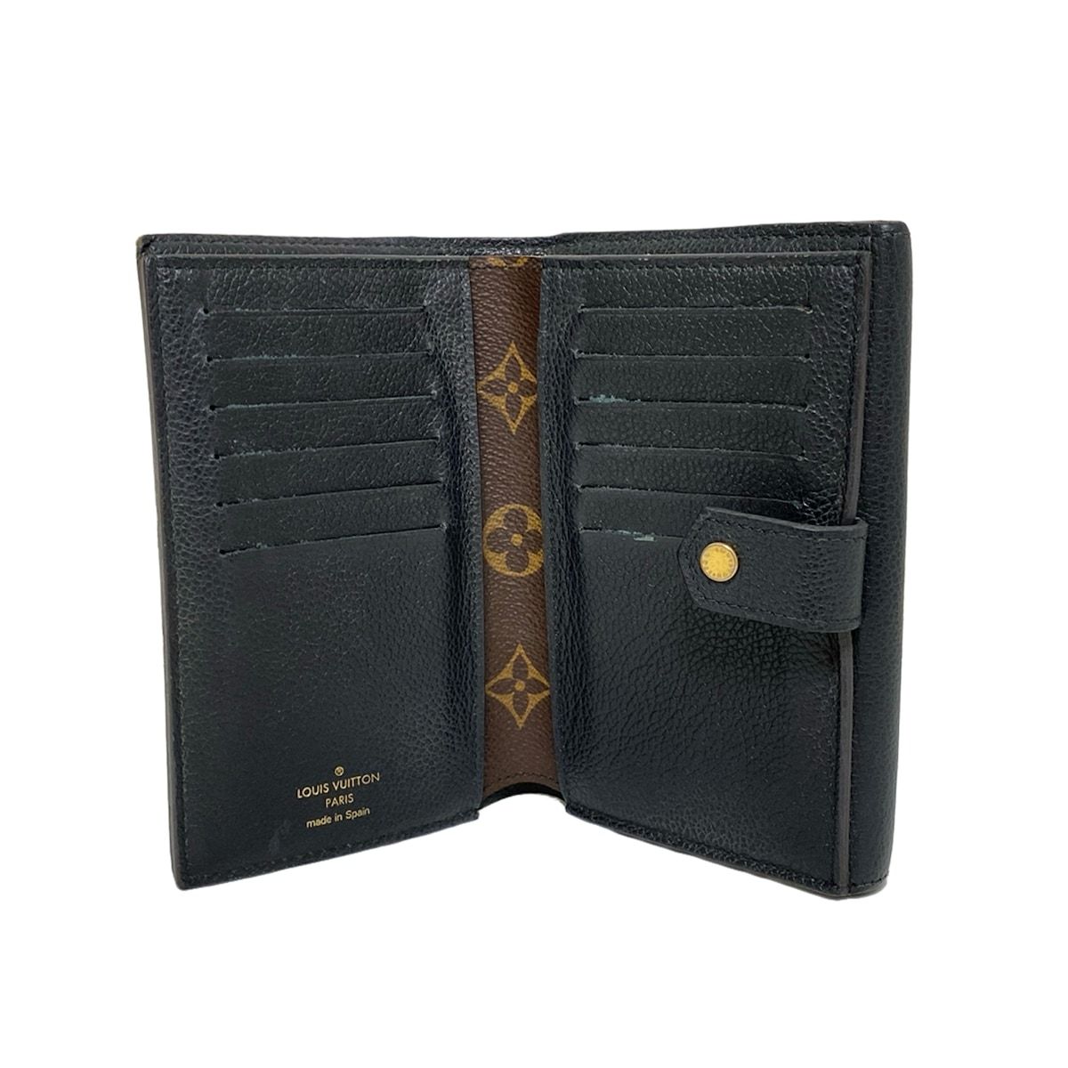 美品　ルイヴィトン モノグラム ポルトフォイユパラス ノワール　財布 LOUIS VUITTON(ルイヴィトン) Wホック財布 モノグラム ポルトフォイユ