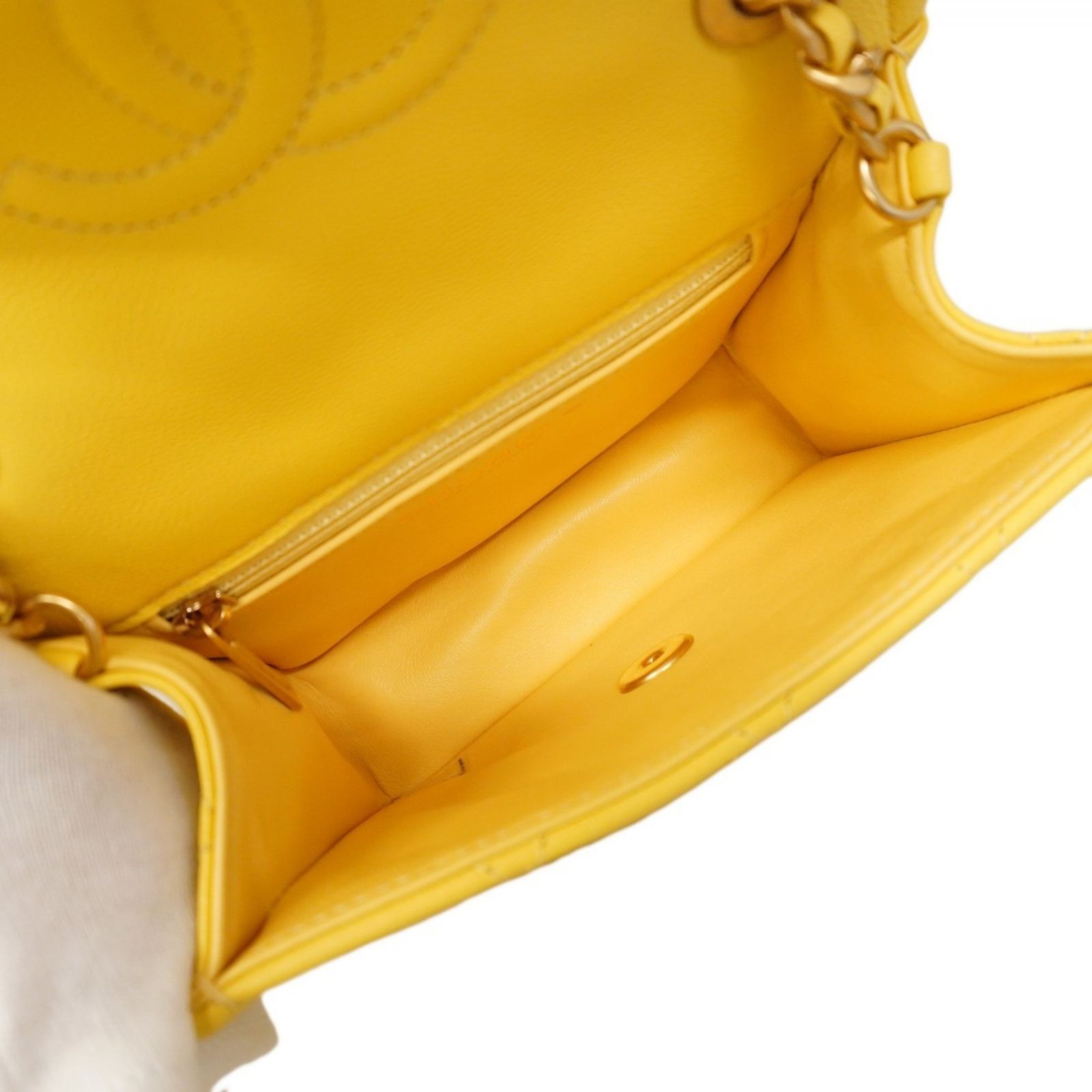 シャネル CHANEL 2つ折り財布 キャビアスキン クラシック スモール 