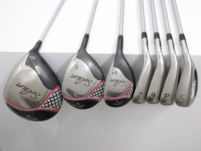 中古】 レディース キャロウェイ ソレイル SOLAIRE 2016 7本セット