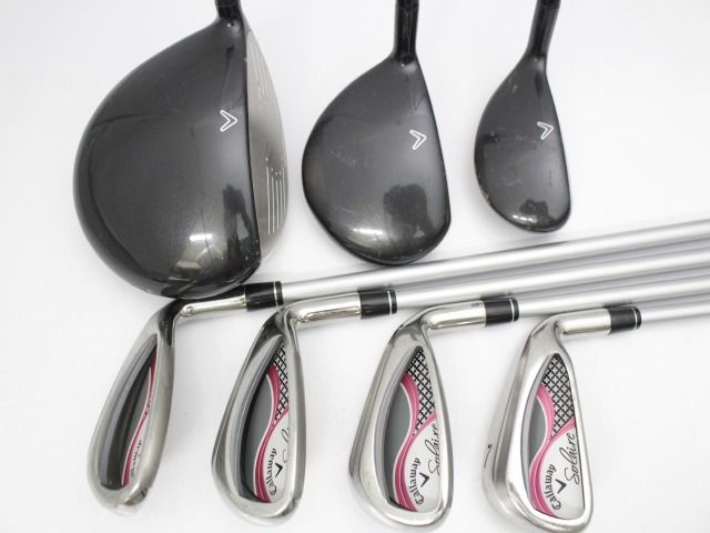 中古】 レディース キャロウェイ ソレイル SOLAIRE 2016 7本セット