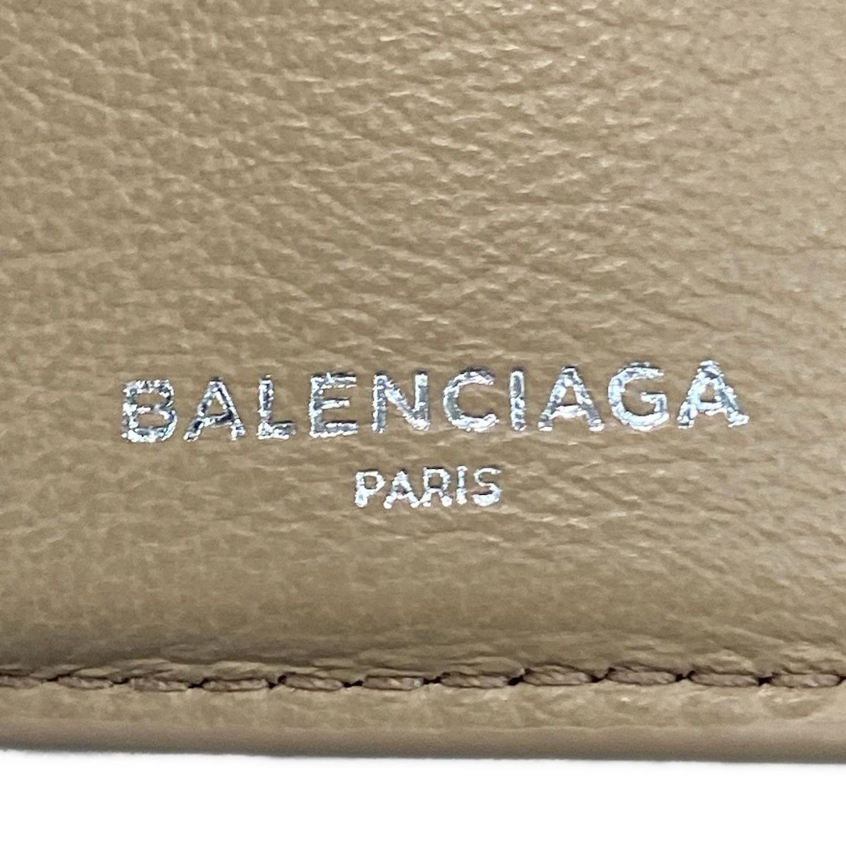 バレンシアガ　三つ折り財布　ミニ財布　BALENCIAGA ベージュ バレンシアガ BALENCIAGA 三つ折り財布 ミニ財布 PAPER TINY 391446