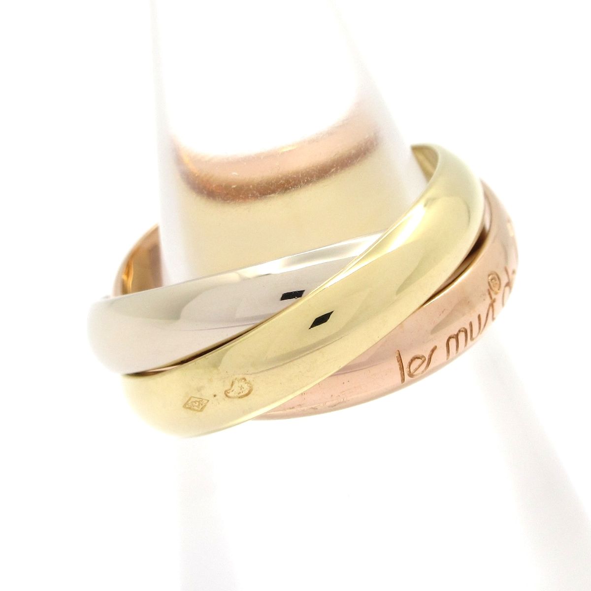 Cartier(カルティエ) 3連リング 49美品 トリニティ K18スリーカラー