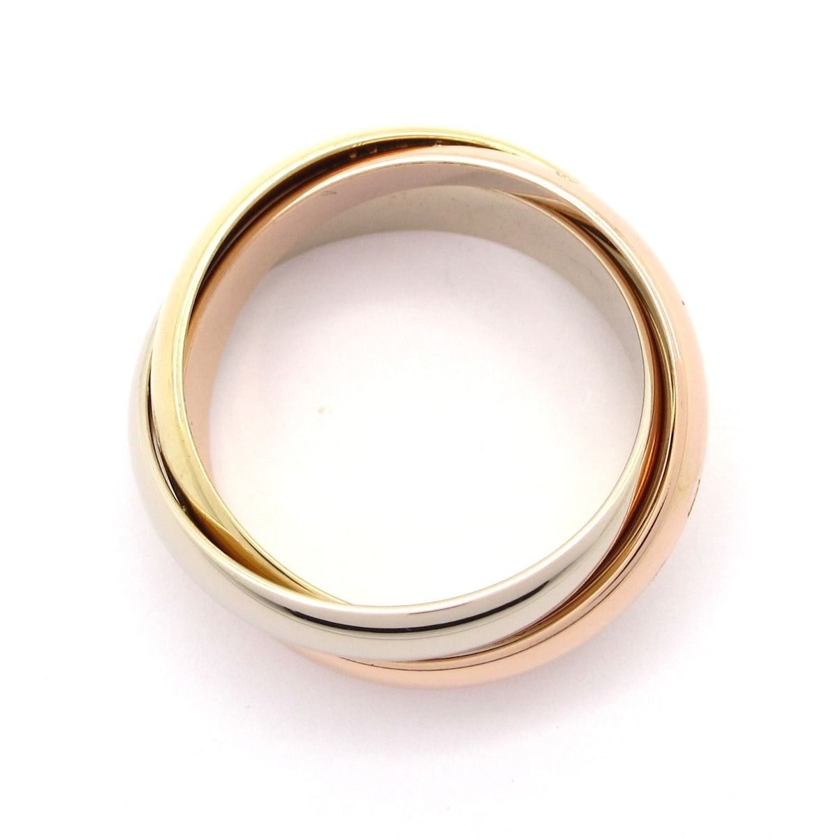 Cartier(カルティエ) 3連リング 49美品 トリニティ K18スリーカラー