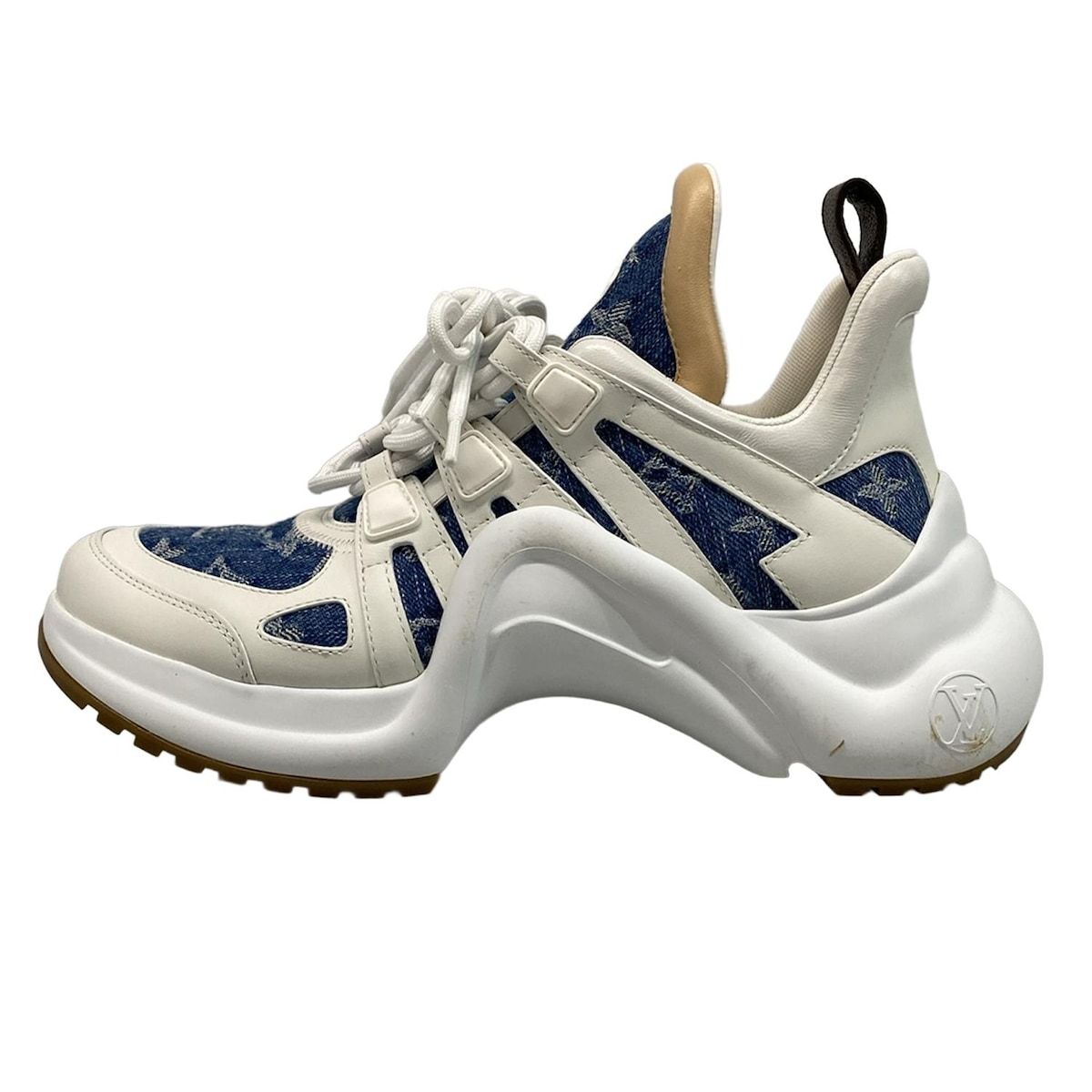 LOUIS VUITTON(ルイヴィトン) スニーカー 38 レディース LV アーク