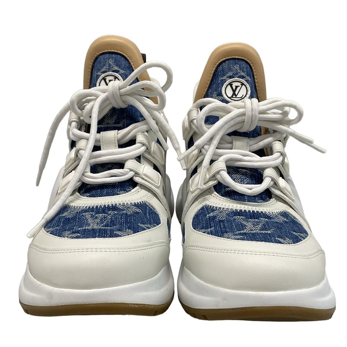 LOUIS VUITTON(ルイヴィトン) スニーカー 38 レディース LV アーク