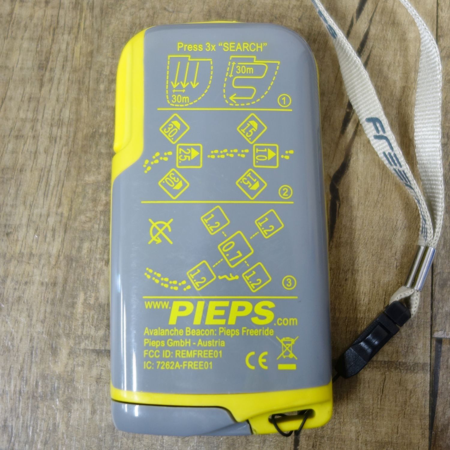 美品 ピープス PIEPS FREERIDE フリーライド アバランチ ビーコン