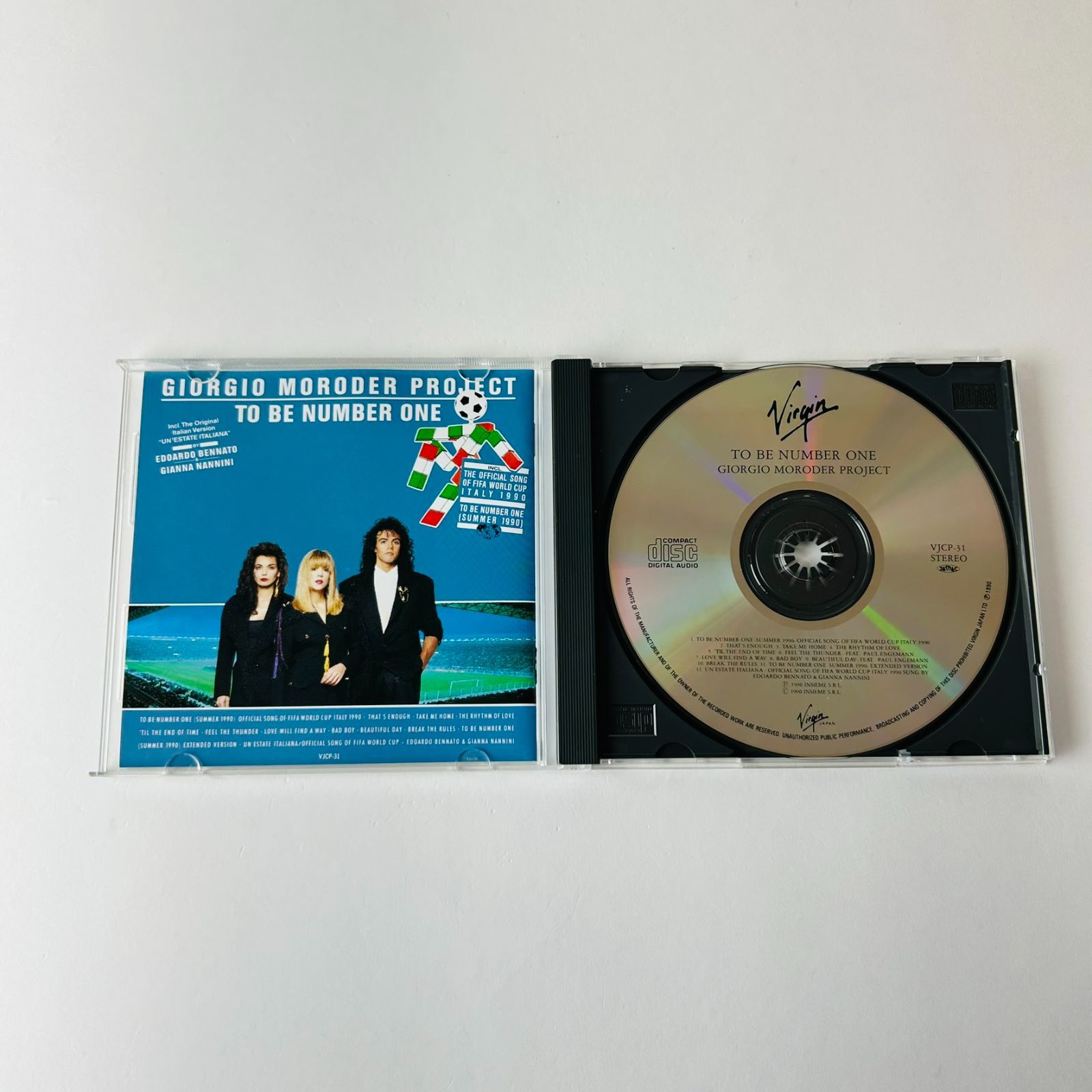 トゥービーナンバーワン ジョルジオ・モルダープロジェクト 8センチ8cmシングル ジョルジオ・モロダー（Giorgio Moroder）トゥ・ビー・ナンバー・ワン