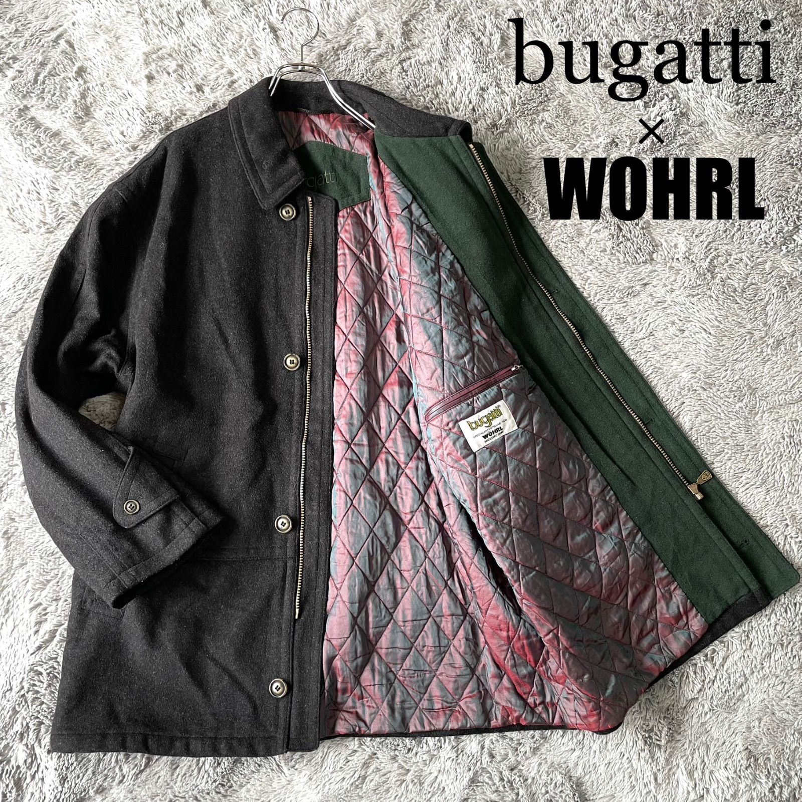 80s bugatti WOHRL別注 ALPEN-LODEN社生地 ローデンクロスコート