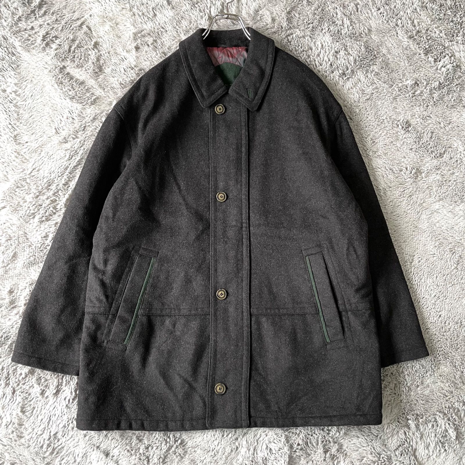 80s bugatti WOHRL別注 ALPEN-LODEN社生地 ローデンクロスコート