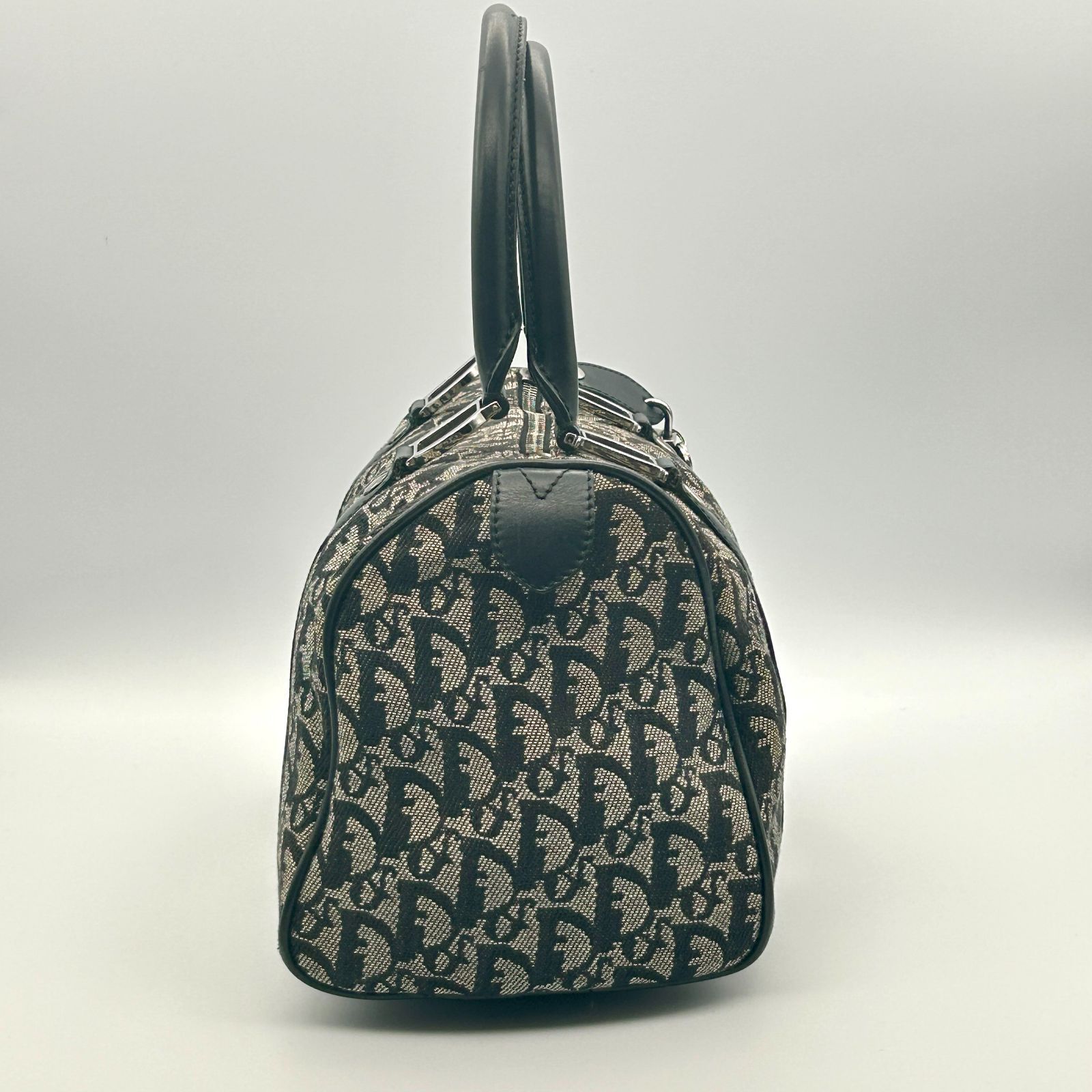 クリスチャンディオール トロッター ミニ ボストン ハンドバッグ