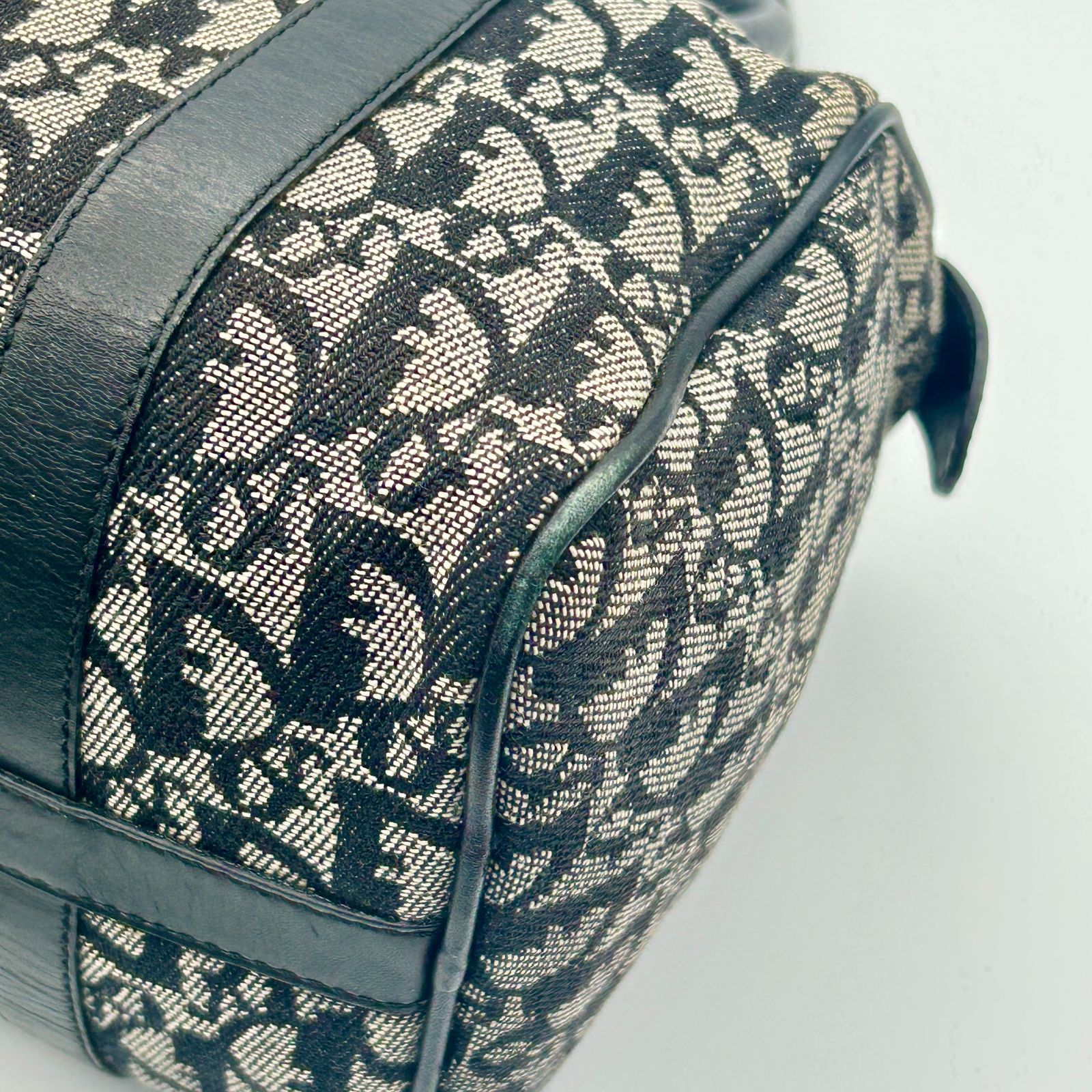 クリスチャンディオール トロッター ミニ ボストン ハンドバッグ