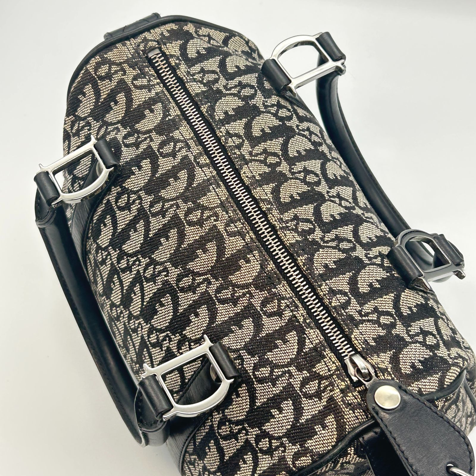 クリスチャンディオール トロッター ミニ ボストン ハンドバッグ