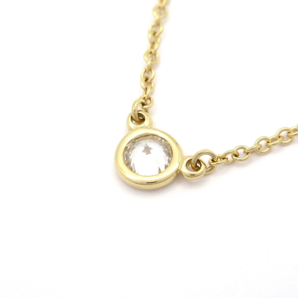 TIFFANY&Co.(ティファニー) ネックレス美品 バイザヤード K18YG