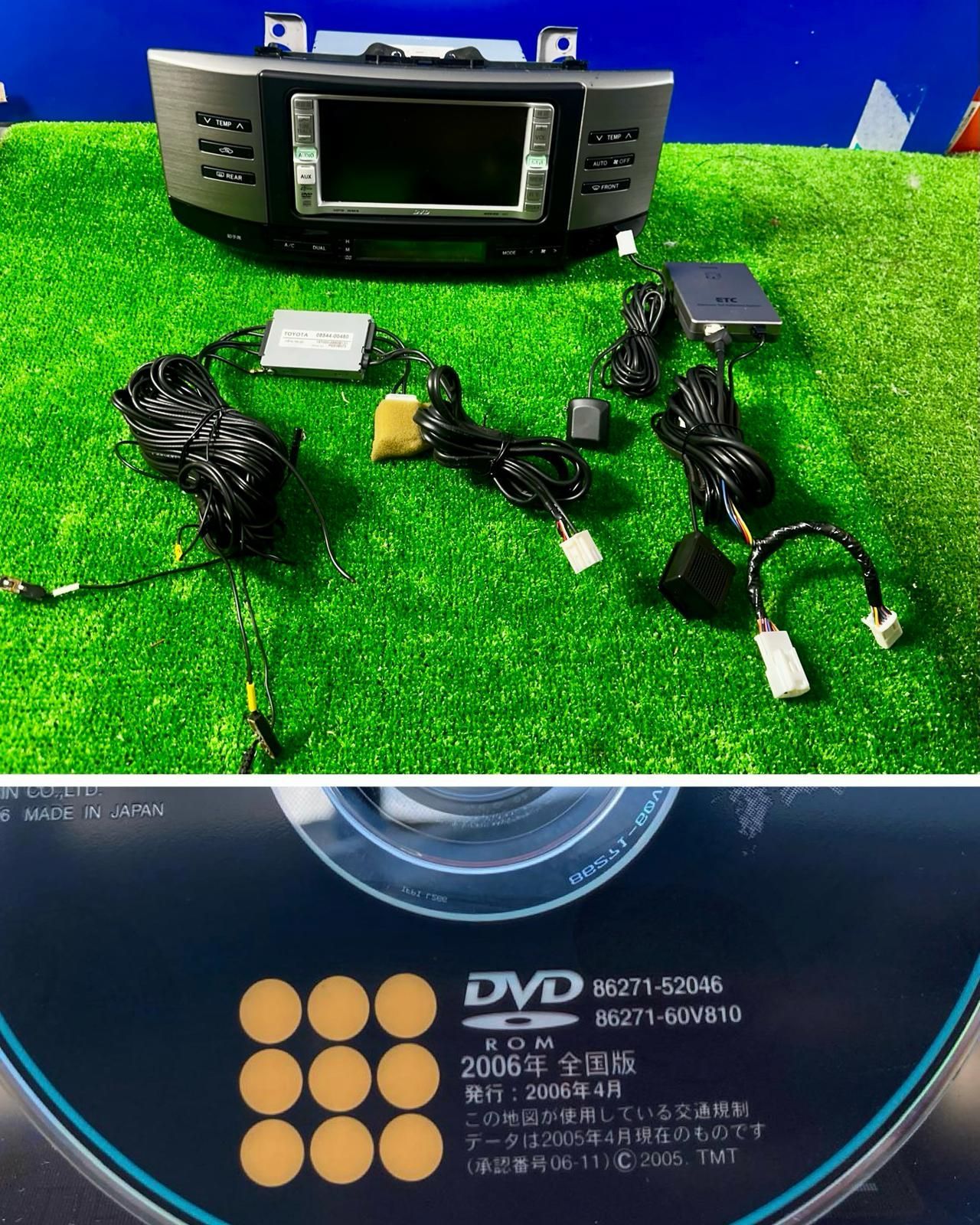 ZT-2102] 純正 ナビ NDDN-W56 地図：2006年 地図ディスク入り アンテナ