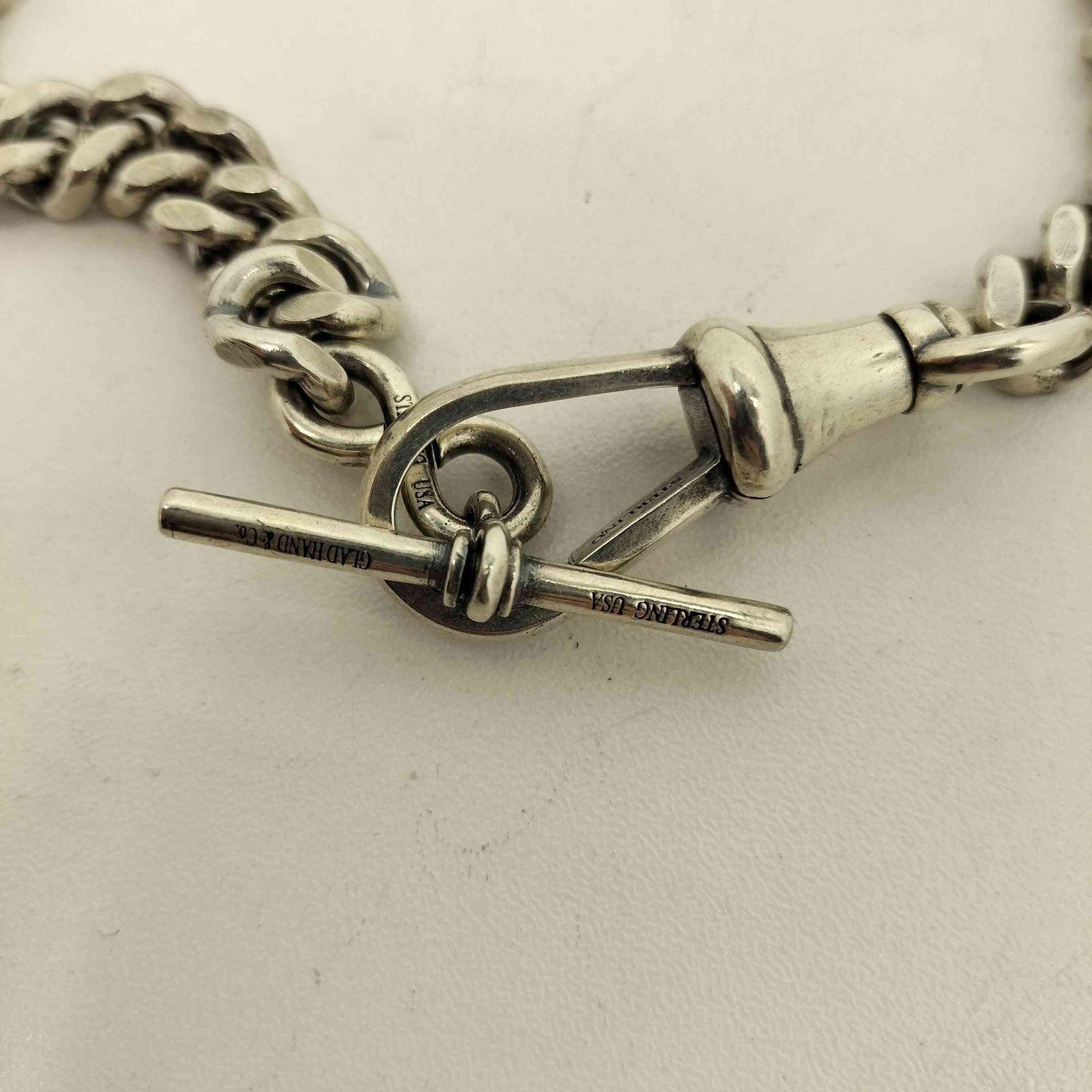 GLAD HAND ウォレットチェーン　キーチェーン　レザー　刻印　箱付き WALLET CHAIN – GLADHAND & Co.