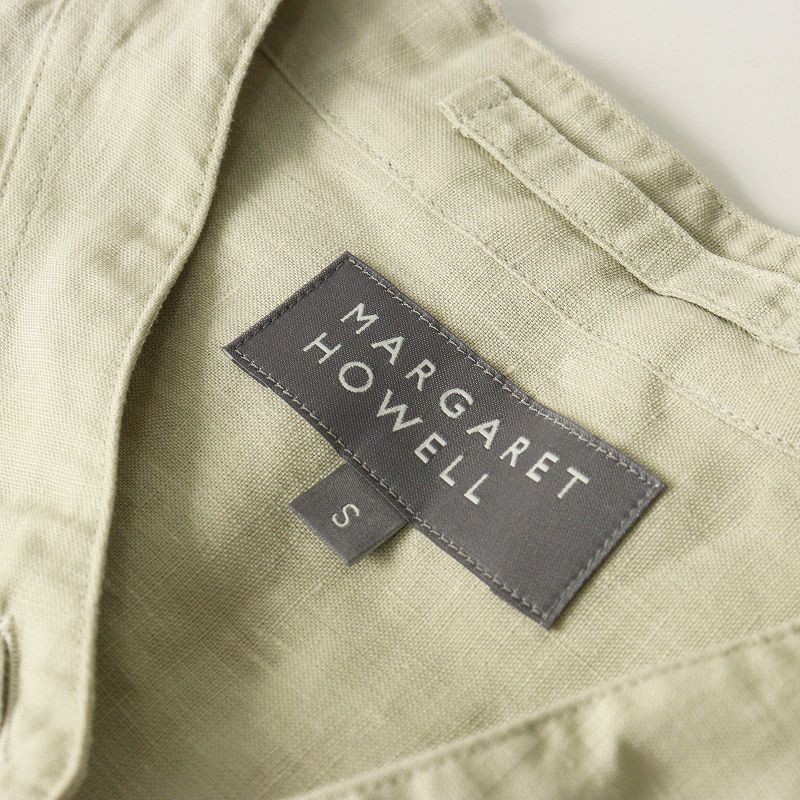 メンズ 2024SS マーガレットハウエル MARGARET HOWELL リネン七分袖