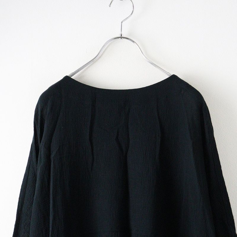 美品 2025AW今季 かぐれ kagure コットン ガーゼロングチュニック FREE