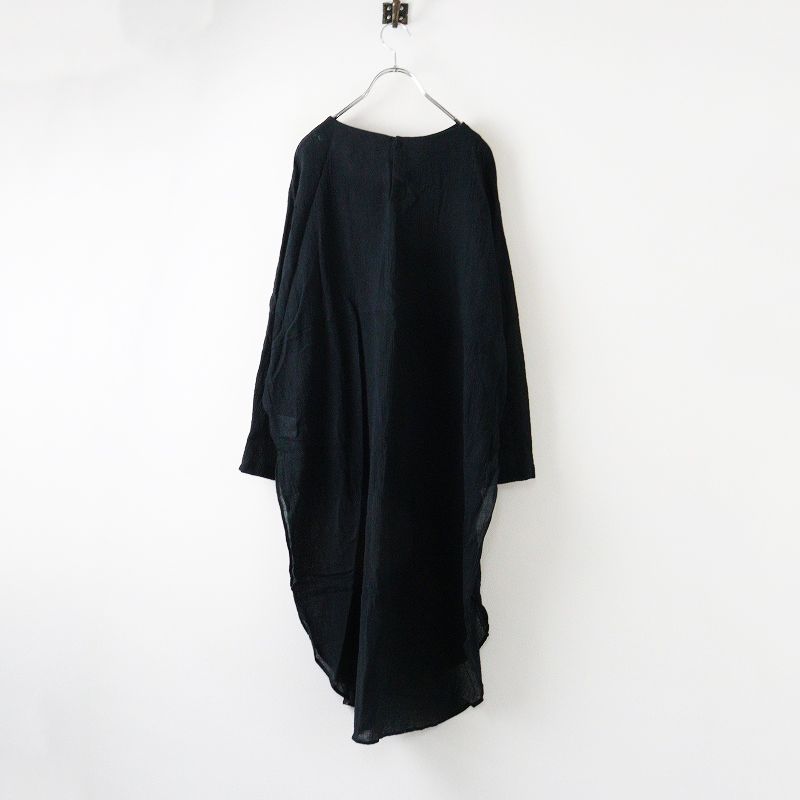 美品 2025AW今季 かぐれ kagure コットン ガーゼロングチュニック FREE