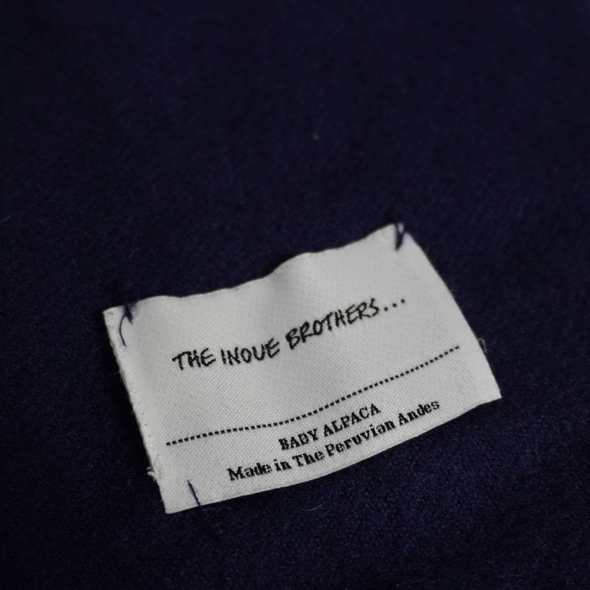 美品 正規 THE INOUE BROTHERS ザ イノウエ ブラザーズ マフラー