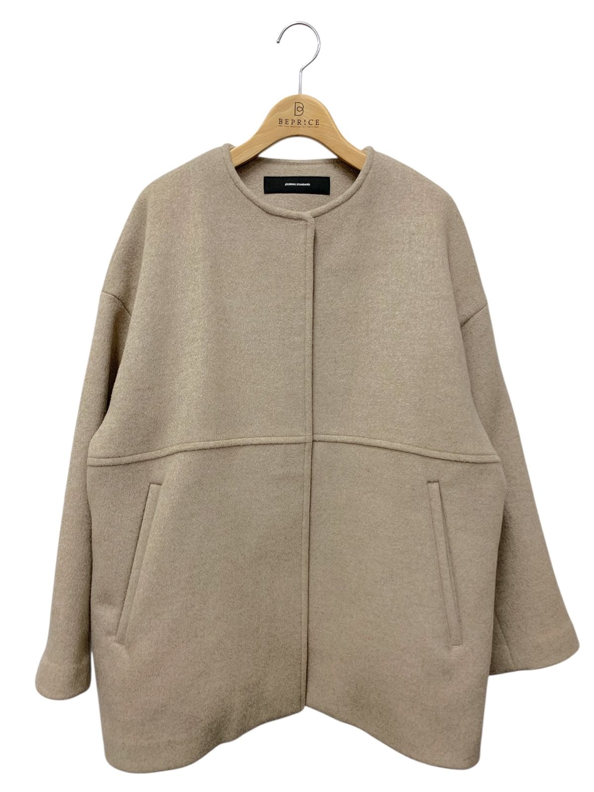 ジャーナルスタンダード 24-020-400-9113-3-0 ノーカラーコート 38