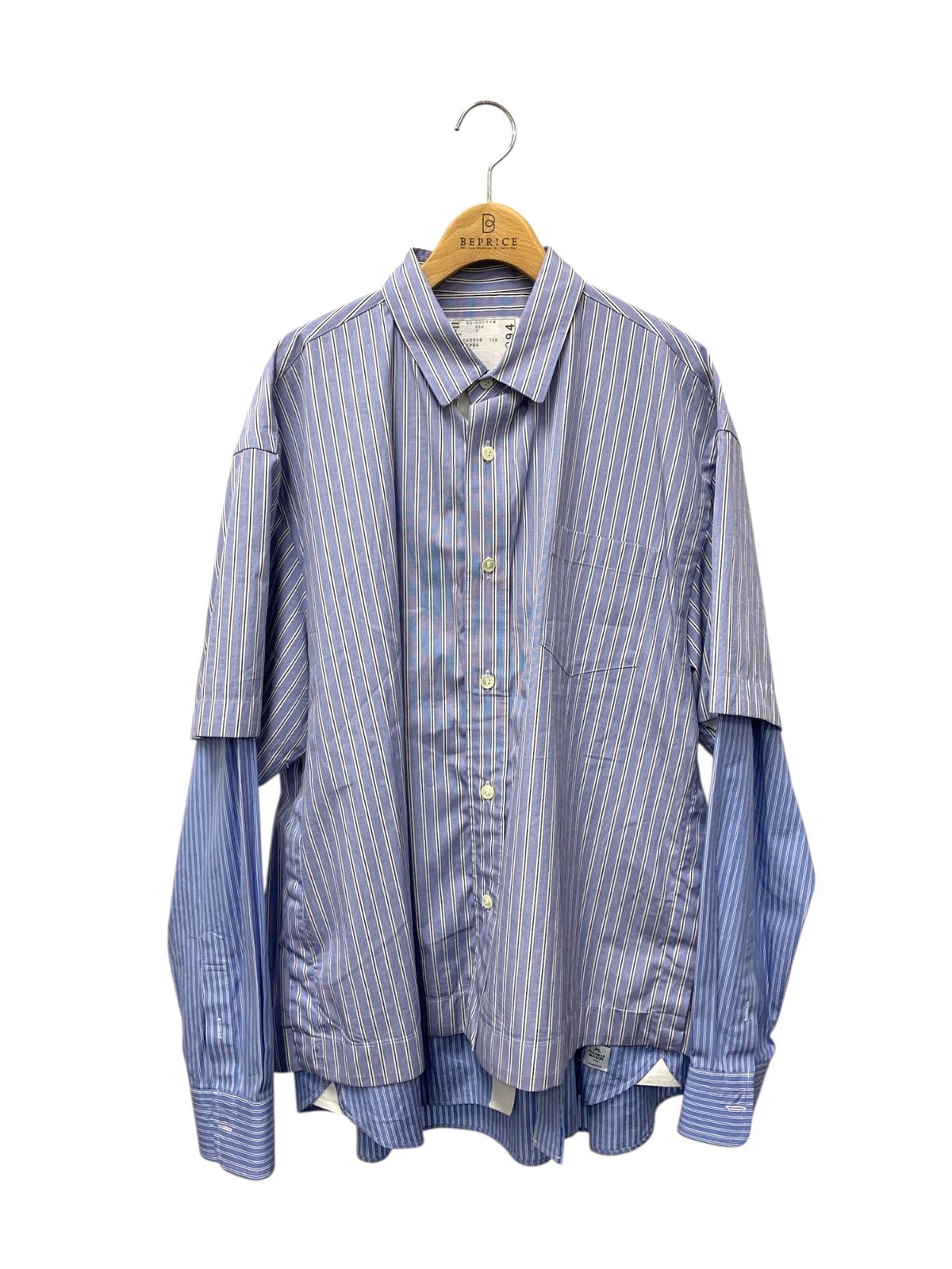 サカイ Thomas Mason 23-03094M シャツ 2 ブルー IT9MH4CZBJXK