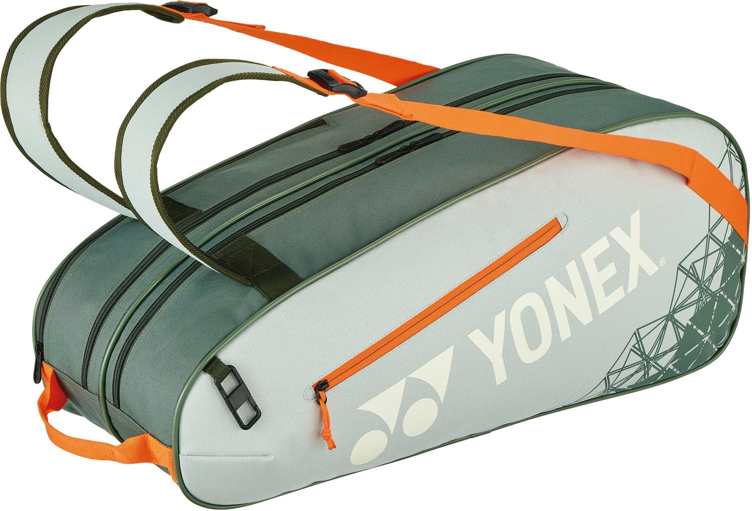 ヨネックス YONEX テニス ラケットバッグ 6 BAG2532R 647 スモーク 