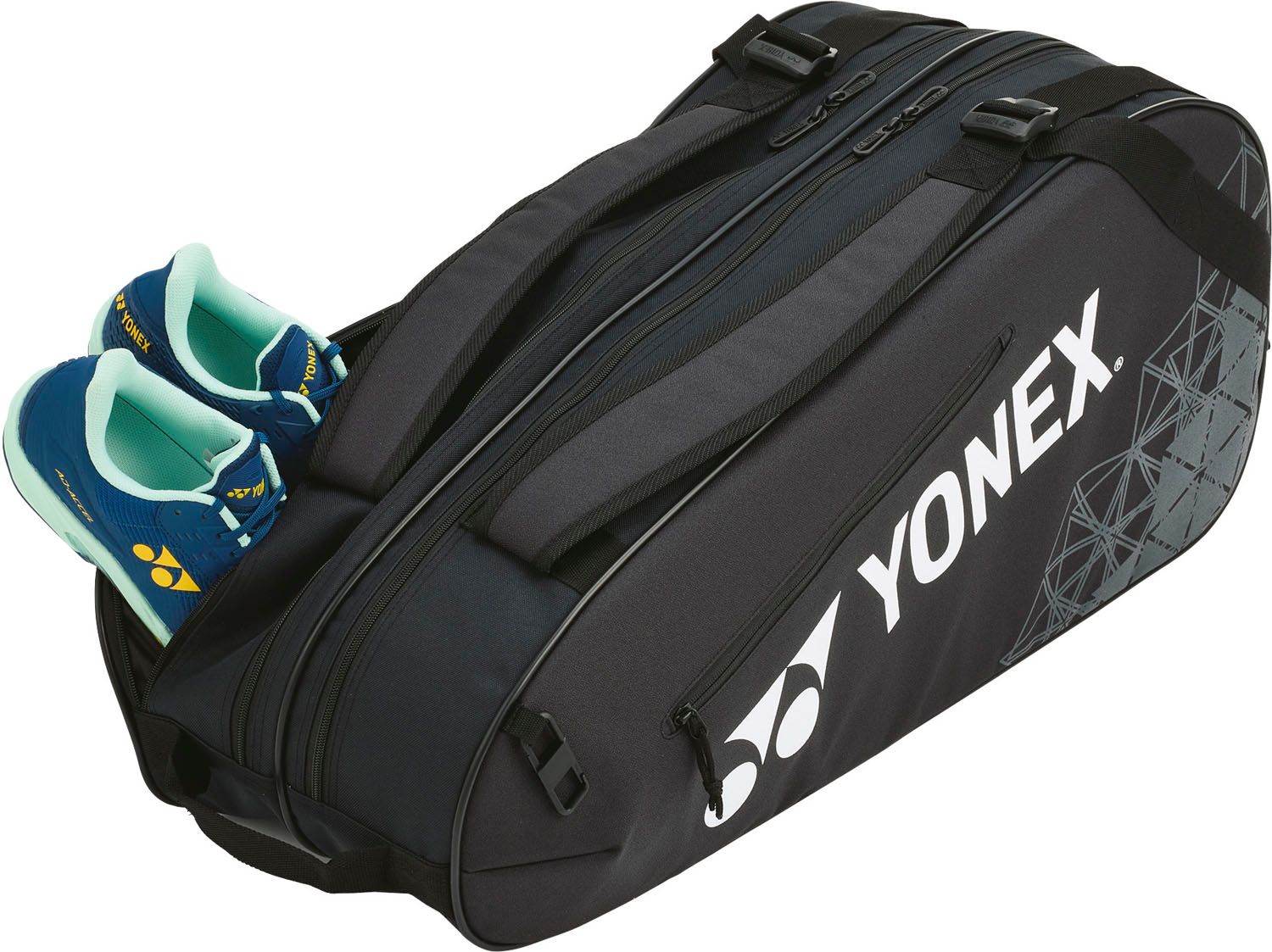 ヨネックス YONEX テニス ラケットバッグ 6 BAG2532R 647 スモーク 