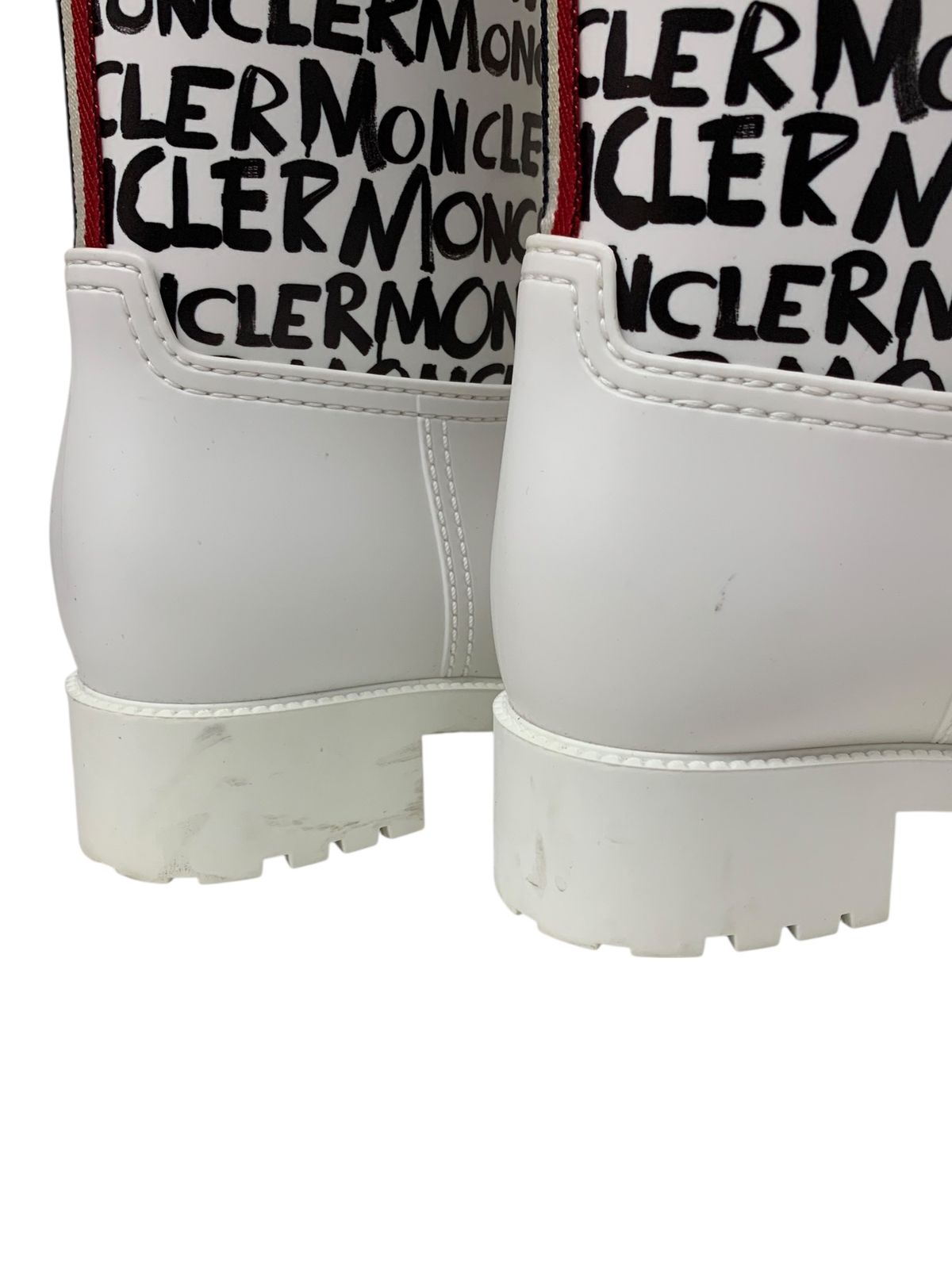 モンクレール　レインブーツ モンクレール レインブーツ 37 ホワイト ショート ITGS11XKNPH0 - メルカリ