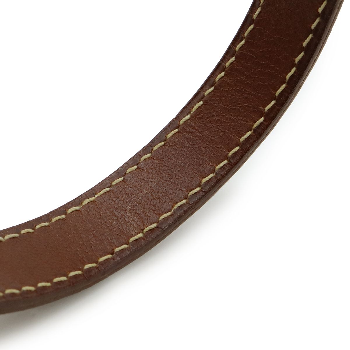 【美品】エルメス　ブレスレット　バングル　プスプス　□E刻印　箱付き　レザー HERMES（エルメス） ブレスレット プスプス レディース ブランド