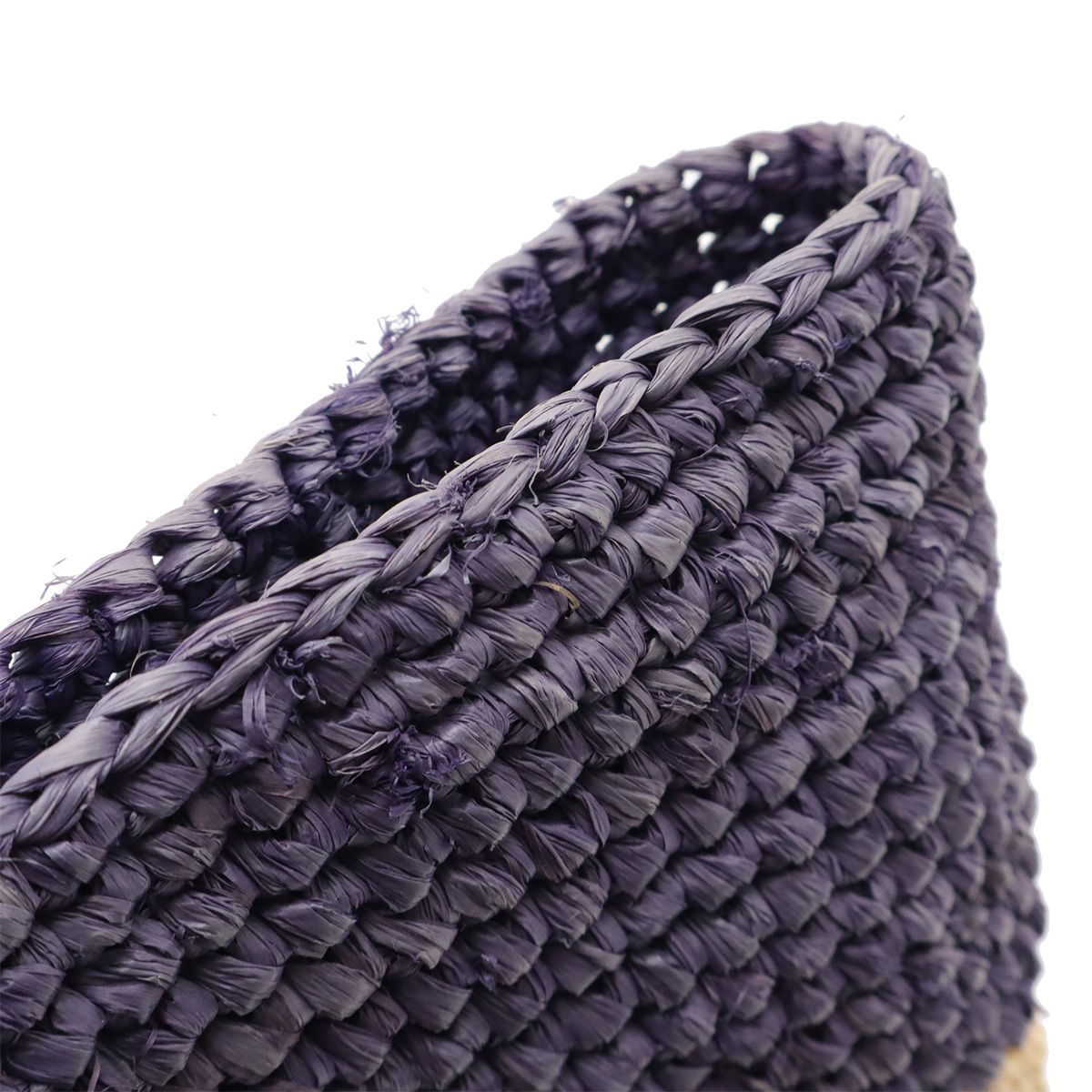 バレンシアガ パニエXS 466498 ハンドバッグ パープル ベージュラフィア バレンシアガ パニエXS 466498 ハンドバッグ パープル ベージュ