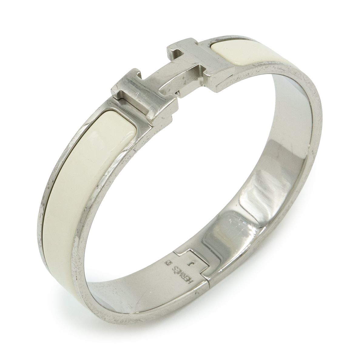 HERMES エルメス クリックH PM クリックアッシュ エナメルブレスレット