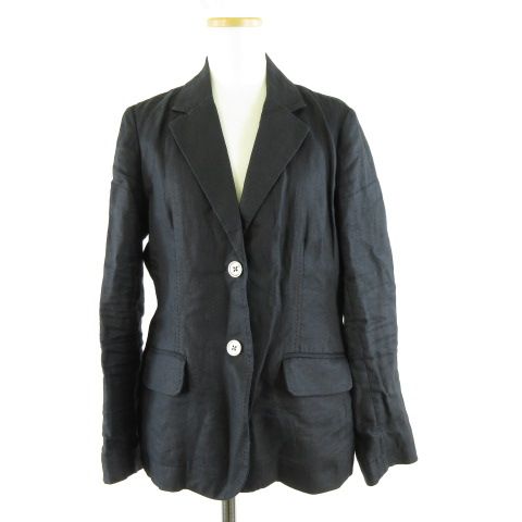 LANDS'END テーラードジャケット ランズエンド LANDS' END テーラードジャケット 長袖 黒 13 *A160