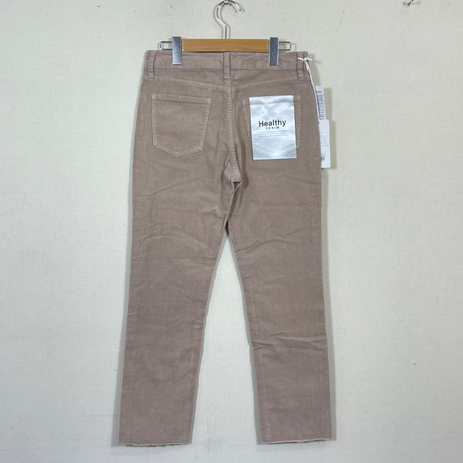 ヘルシーデニム コーデュロイパンツ サイズ24 S ベージュ Grege Cutoff