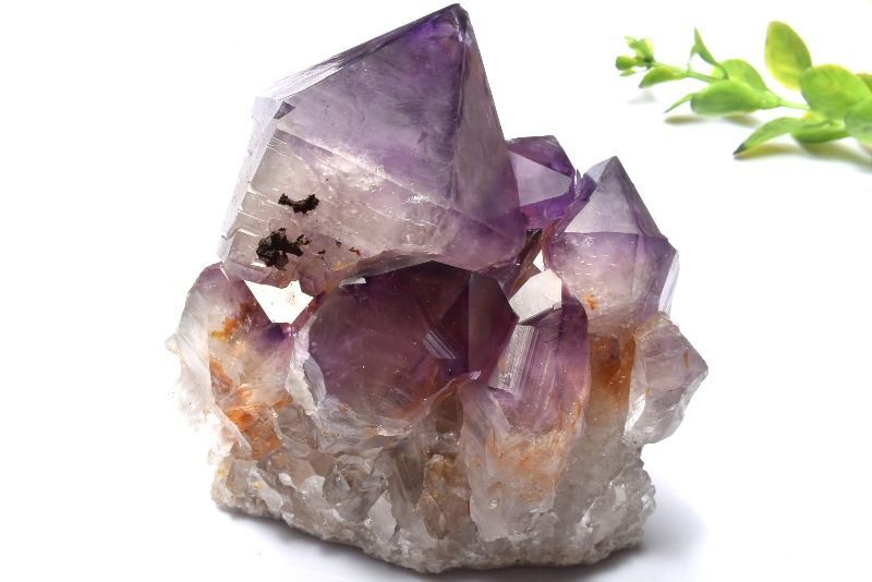 1点物】魔除けのお守り アメジスト 92x85x78mm クラスター 原石