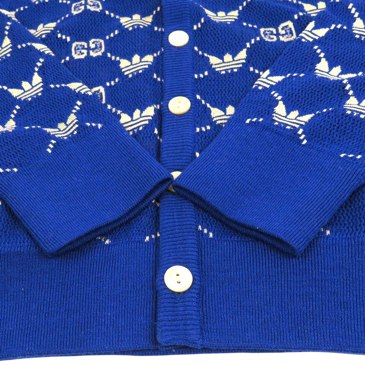 グッチ アディダス コラボ GG トレフォイル カーディガン 700474