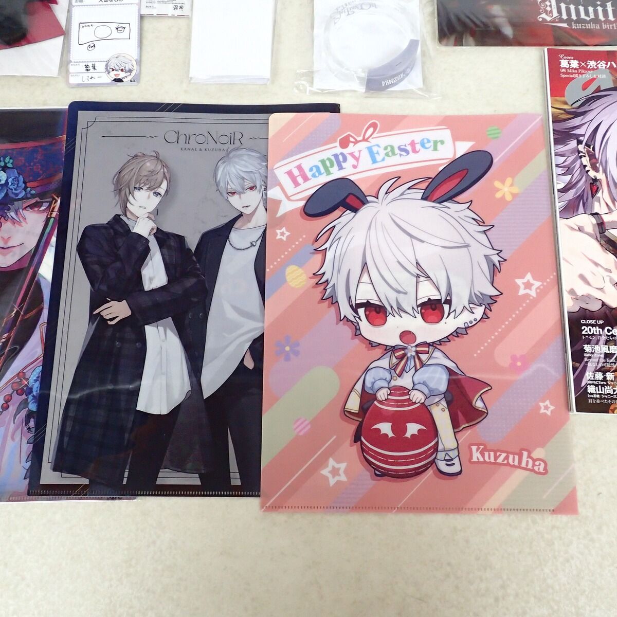 葛葉 グッズ ぬいぐるみ/クリアファイル/CD/雑誌/アイシャドウ