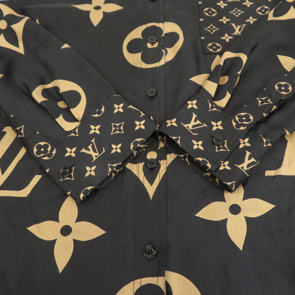ルイヴィトン ミックスド モノグラム マスキュリン シャツ レディース