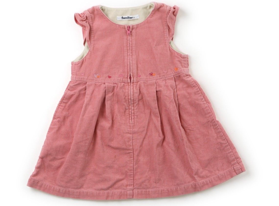 【完売品】familiar ジャンパースカート ピンク 90 ファミリア/familiar】ジャンパースカート 90サイズ 女の子【子供服