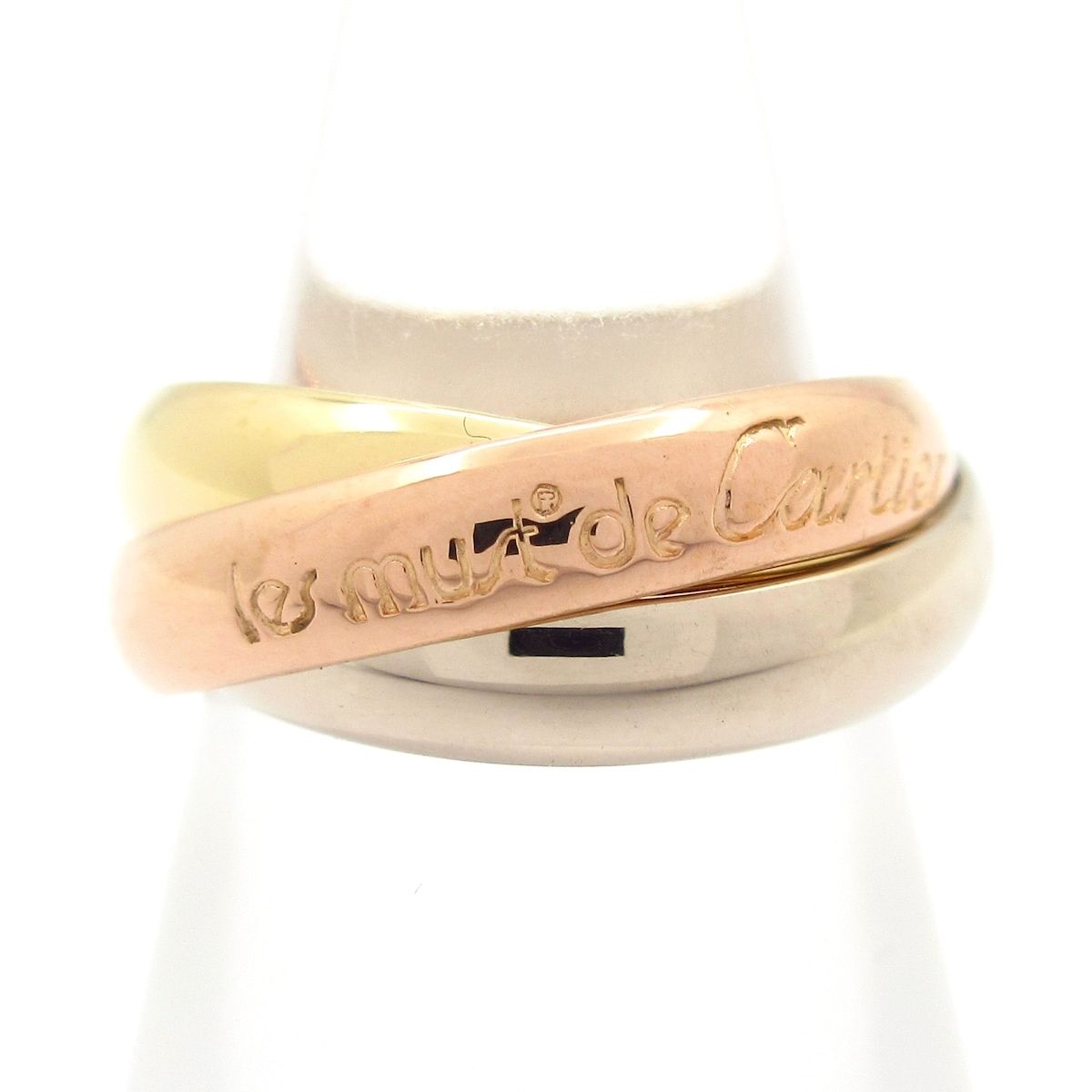Cartier(カルティエ) 3連リング 49美品 トリニティ K18スリーカラー